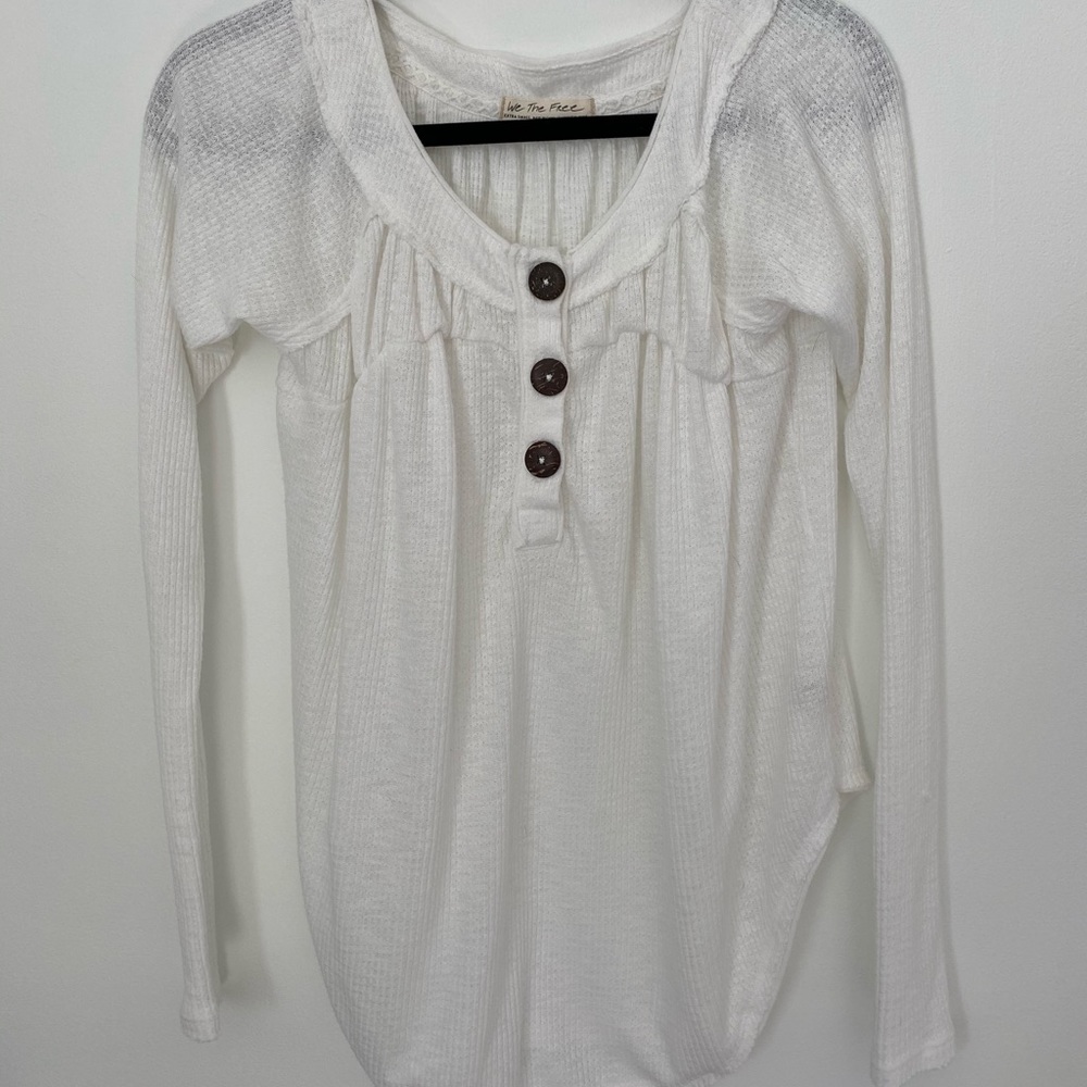 Free People Long Sleeve Button Shirt
